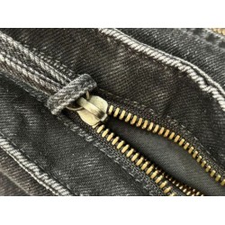 Premium Replica Balenciaga Le City bag black washed denim Clone