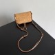 Premium Replica Bottega Veneta Concerto pouch brown intrecciato suede Clone