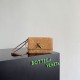 Premium Replica Bottega Veneta Andiamo clutch brown suede Clone