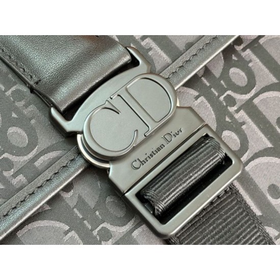 Replica Dior Trek Mens Dior Oblique Shoulder Bag Black Nylon Clone Knockoff
