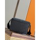 Replica Mens Dior Oblique Jacquard Shoulder Bag Black Clone Knockoff