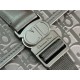 Replica Mens Dior Oblique Jacquard Shoulder Bag Black Clone Knockoff