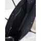Fake YSL Saint Laurent Rive Gauche Embroidered Raffia Tote Bag Black Wholesale Replica YSL Saint Laurent Rive Gauche Embroidered Raffia Tote Bag Black Clone Knockoff