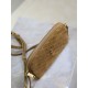Replica YSL Saint Laurent Gaby Quilted Suede Shoulder Bag Yellow Clone Knockoff