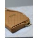 Replica YSL Saint Laurent Gaby Quilted Zip Pouch Brown Clone Knockoff