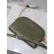Replica YSL Saint Laurent Gaby Quilted Zip Pouch Blue Clone Knockoff