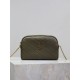 Replica YSL Saint Laurent Gaby Quilted Zip Pouch Blue Clone Knockoff