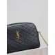 Fake YSL Saint Laurent Gaby Quilted Zip Pouch Black Wholesale Replica YSL Saint Laurent Gaby Quilted Zip Pouch Black Clone Knockoff