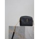 Fake YSL Saint Laurent Gaby Quilted Zip Pouch Black Wholesale Replica YSL Saint Laurent Gaby Quilted Zip Pouch Black Clone Knockoff