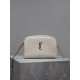 Replica YSL Saint Laurent Gaby Quilted Zip Pouch White Clone Knockoff