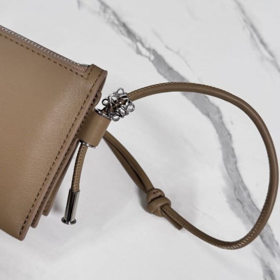 Replica Loewe Joya Pouch Brown Nappa Clone Knockoff