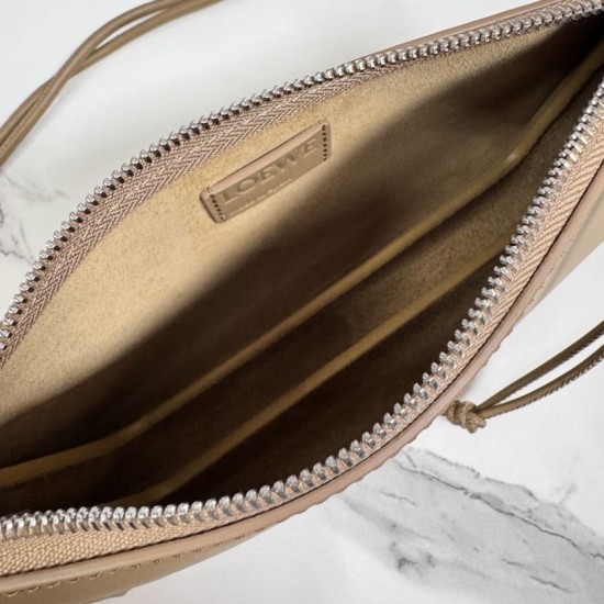 Replica Loewe Joya Pouch Brown Nappa Clone Knockoff