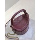 Replica YSL Saint Laurent Gaby Bucket Bags Burgundy Clone Knockoff