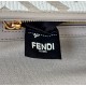 Replica Fendi Baguette FF Embroidered Classic Shoulder Bag Gray Clone Knockoff
