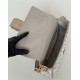 Replica Fendi Baguette FF Embroidered Classic Shoulder Bag Gray Clone Knockoff