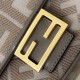 Replica Fendi Baguette FF Embroidered Classic Shoulder Bag Brown Clone Knockoff