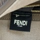 Replica Fendi Baguette FF Embroidered Classic Shoulder Bag Brown Clone Knockoff