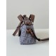 Replica Fendi Grace FF Denim Calfskin Bag Mini By The Way Boston Blue Clone Knockoff