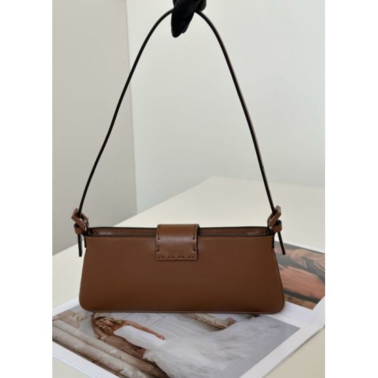 Replica Fendi Baby B Bag Brown Clone Knockoff