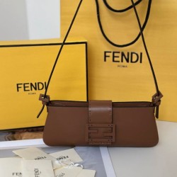 Replica Fendi Baby B Bag Brown Clone Knockoff