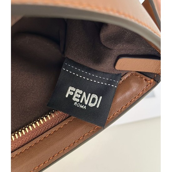 Replica Fendi Baby B Bag Brown Clone Knockoff