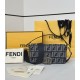 Replica Fendi Baguette Bag Blue Denim-Effect FF Jacquard Clone Knockoff