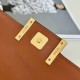 Replica Fendi Baguette Bag with Top Handle and Embossed FF Logo Brown Clone Knockoff