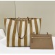 Replica Fendi Roll Large Reversible Tote Bag Apricot Clone Knockoff