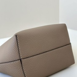 Replica Fendi Roll Mini Selleria Tote Bag Gray Clone Knockoff