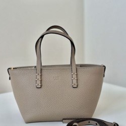 Replica Fendi Roll Mini Selleria Tote Bag Gray Clone Knockoff