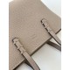 Replica Fendi Roll Mini Selleria Tote Bag Gray Clone Knockoff