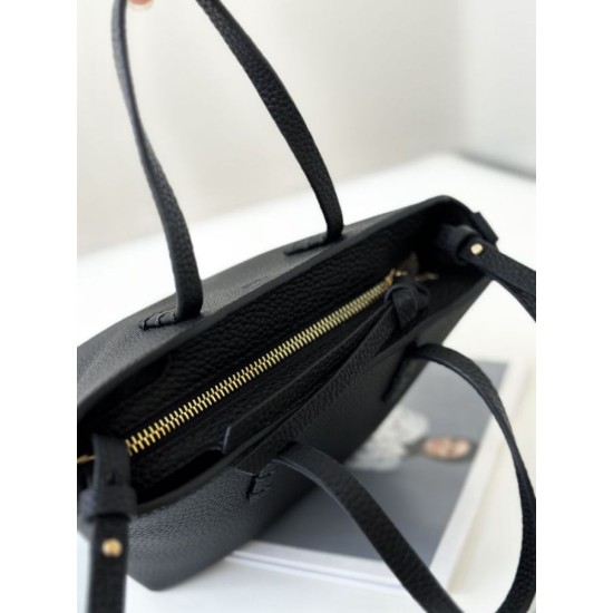 Replica Fendi Roll Mini Selleria Tote Bag Black Clone Knockoff