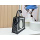 Replica Dior Book Tote Bag Small/Medium/Large with Oblique Embroidery and Shoulder Strap Black Clone Knockoff