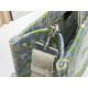 Replica Dior Book Tote Bag Small/Medium/Large with Lily of the Valley Pattern Green Clone Knockoff