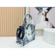 Replica Dior Book Tote Bag Small/Medium/Large with Toile de Jouy Embroidery Blue/White Clone Knockoff
