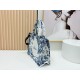 Replica Dior Book Tote Bag Small/Medium/Large with Toile de Jouy Embroidery Blue/White Clone Knockoff