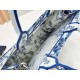Replica Dior Book Tote Bag Small/Medium/Large with Toile de Jouy Embroidery Blue/White Clone Knockoff