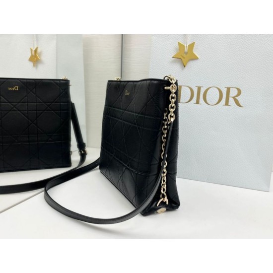 Replica Dior Trianon Bag with Black Chain Clone Knockoff