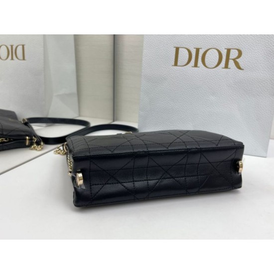 Replica Dior Trianon Bag with Black Chain Clone Knockoff
