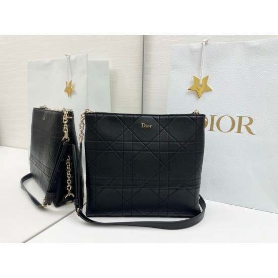 Replica Dior Trianon Bag with Black Chain Clone Knockoff