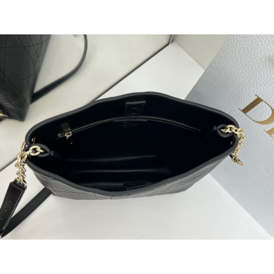 Replica Dior Trianon Bag with Black Chain Clone Knockoff