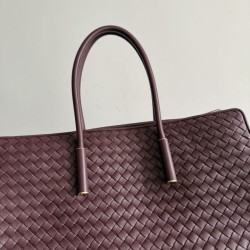 Fake Barbara Bottega Veneta Tote Bag Bordeaux Wholesale Replica Barbara Bottega Veneta Tote Bag Bordeaux Clone Knockoff