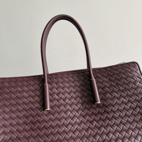 Fake Barbara Bottega Veneta Tote Bag Bordeaux Wholesale Replica Barbara Bottega Veneta Tote Bag Bordeaux Clone Knockoff