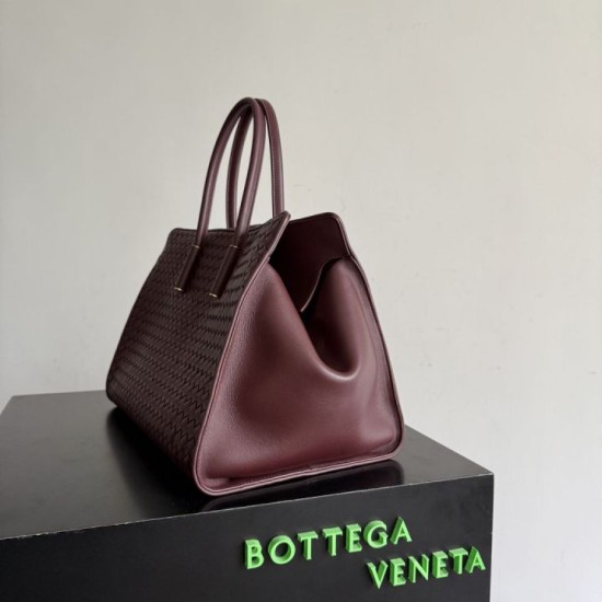 Fake Barbara Bottega Veneta Tote Bag Bordeaux Wholesale Replica Barbara Bottega Veneta Tote Bag Bordeaux Clone Knockoff