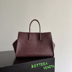Replica Barbara Bottega Veneta Tote Bag Bordeaux Clone Knockoff