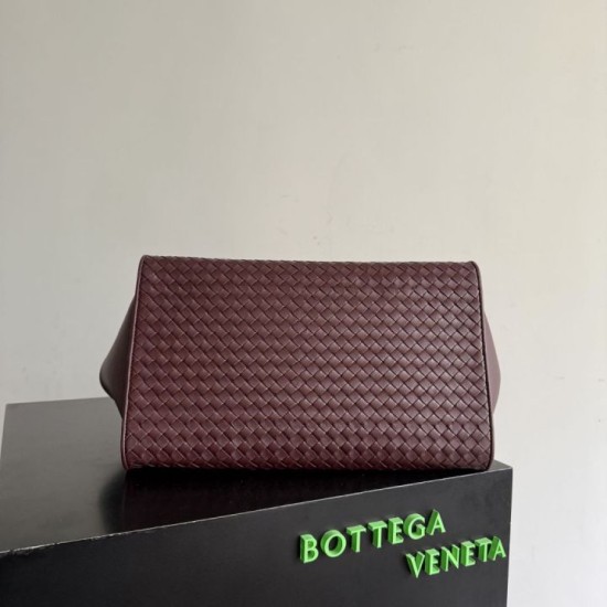 Fake Barbara Bottega Veneta Tote Bag Bordeaux Wholesale Replica Barbara Bottega Veneta Tote Bag Bordeaux Clone Knockoff