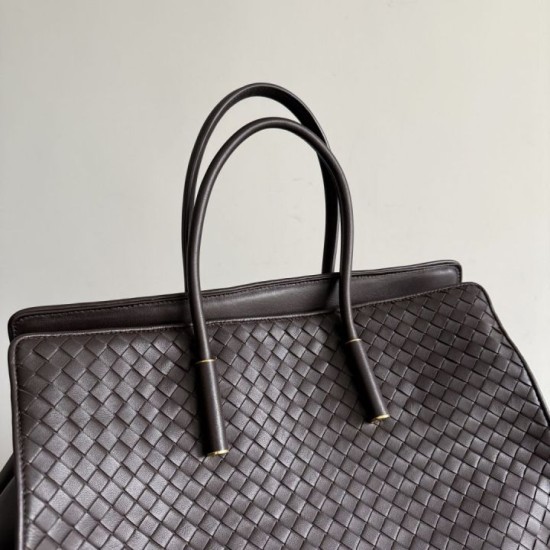 Replica Barbara Bottega Veneta Tote Bag Coffee Clone Knockoff