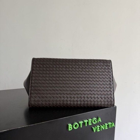 Replica Barbara Bottega Veneta Tote Bag Coffee Clone Knockoff
