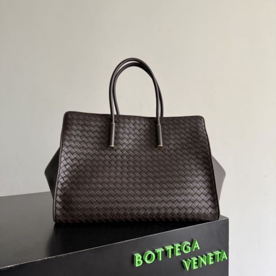 Replica Barbara Bottega Veneta Tote Bag Coffee Clone Knockoff