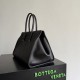Replica Barbara Bottega Veneta Tote Bag Venetian Black Clone Knockoff